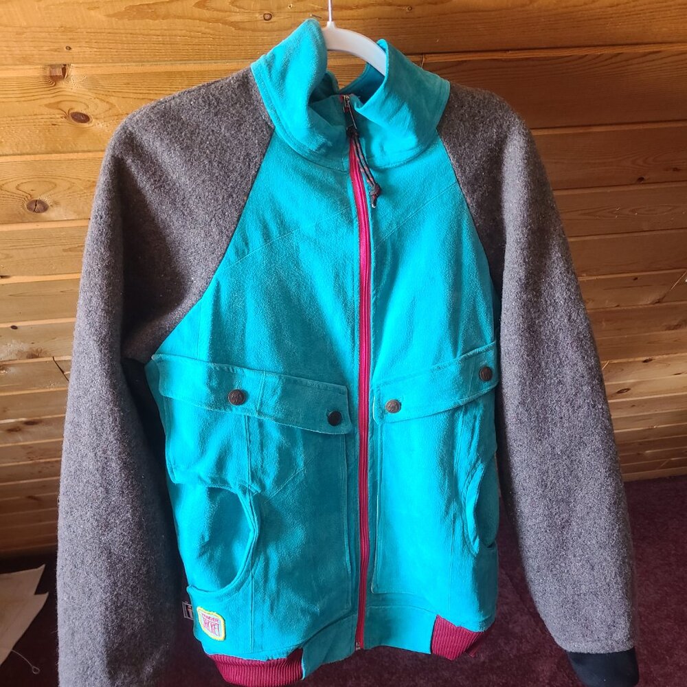 Vander Bomber Jacket - Suede and Wool - Med